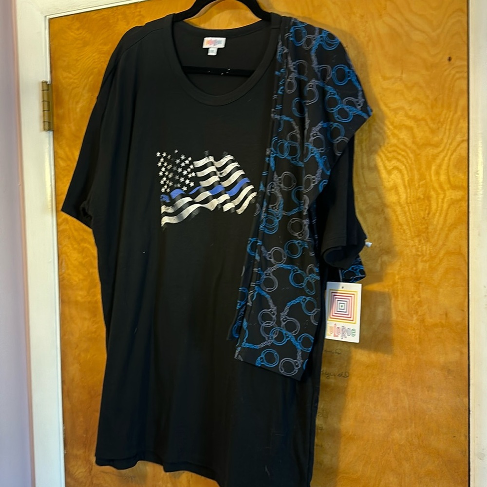 LuLaRoe set T/C handcuff leggings and Patrick 3xl